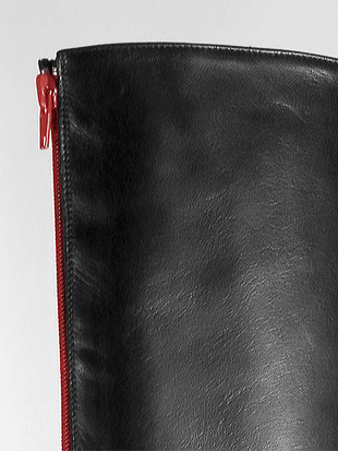 Stivalist boot in black Italian calfskin leather